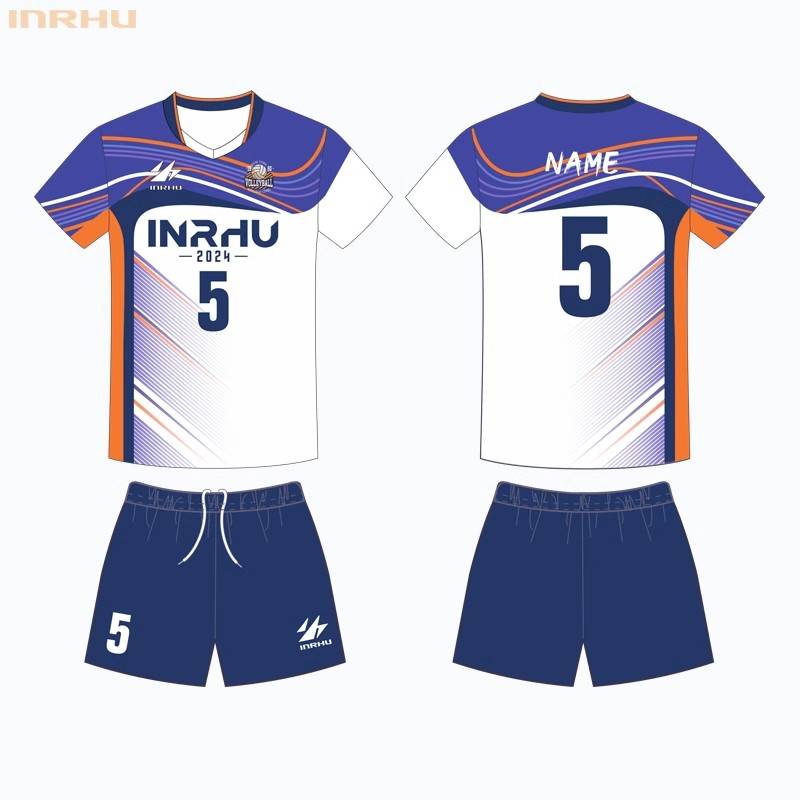 2024 new volleyball uniform men's and women's custom professional volleyball set suits competition service fast dry volleyball jersey short sleeves