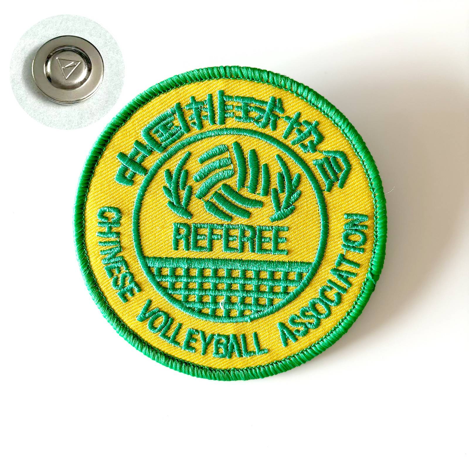 SOEZMM professional volleyball referee breast chapter magnetic suction national first -class two -level air -row ball referee breast emblem