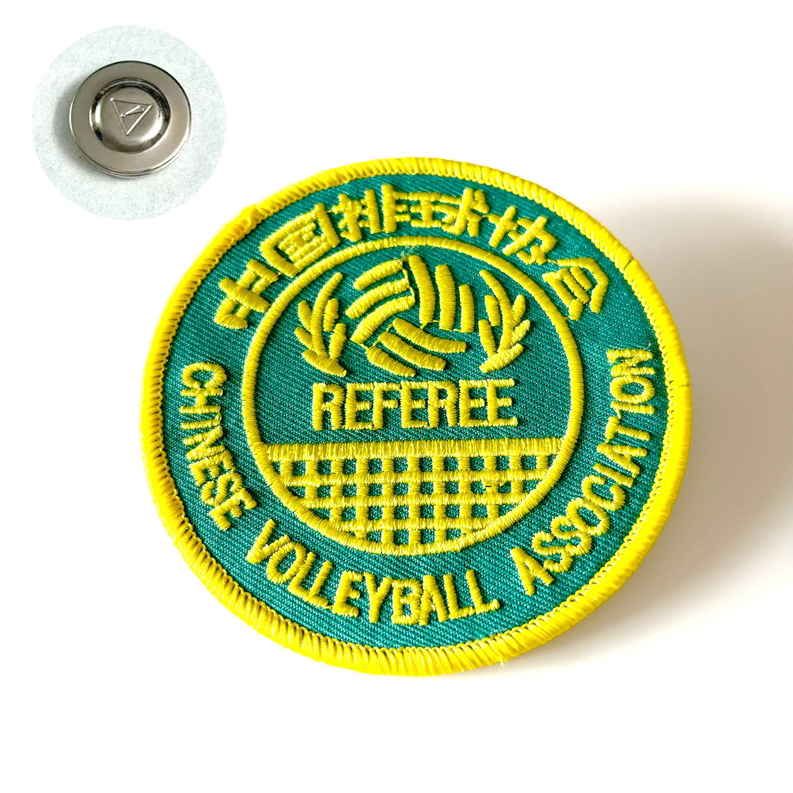 SOEZMM professional volleyball referee breast chapter magnetic suction national first -class two -level air -row ball referee breast emblem