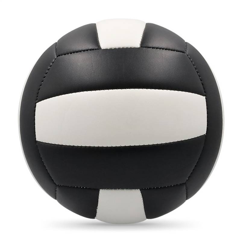 Thick black and white volleyball