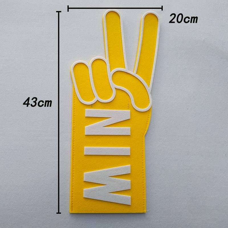 Large yellow scissors hand right hand