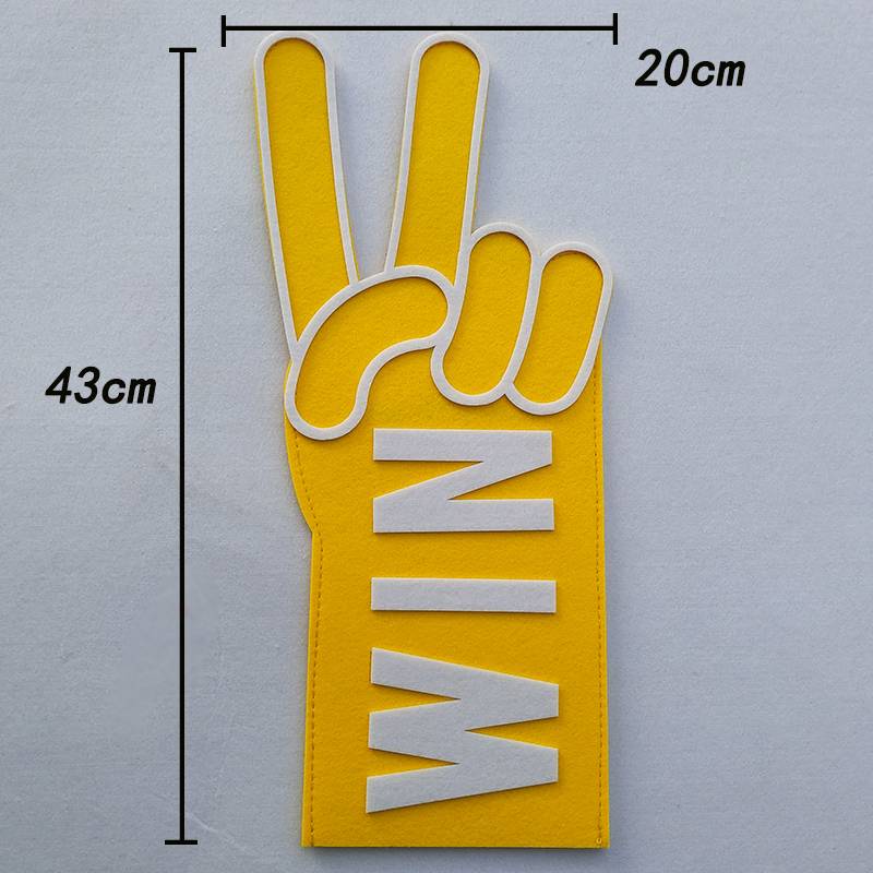 Large yellow scissors hand left hand