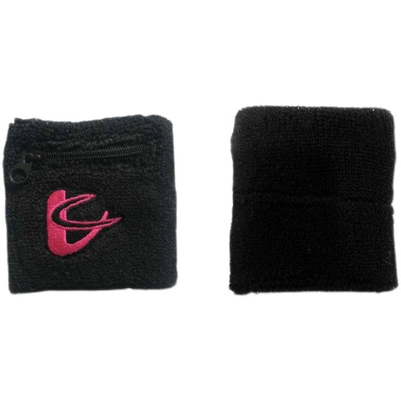 All -cotton sweat -absorbing sports wrist career in summer thin with zipper towels, men's and women's fitness wipe sweat wrist protection gear