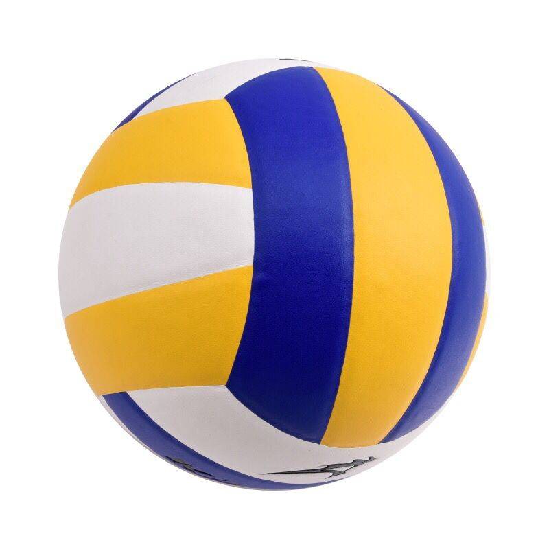 Crazy Volleyball No. 5 KS0886 seamless skin PU soft primary and secondary school student exam 5 yellow, white and blue stiff