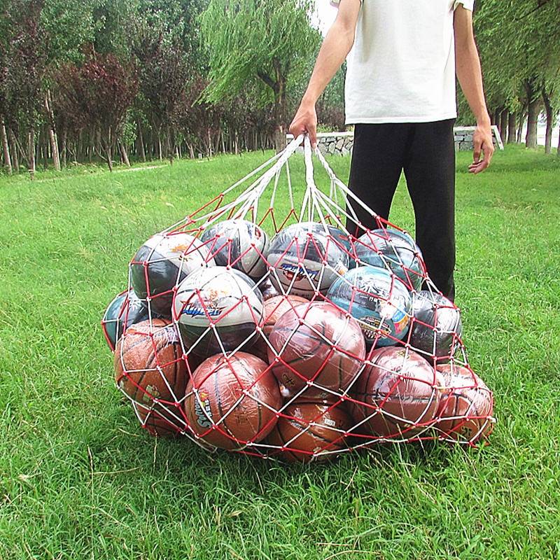 Basketball big net pocket ball bag large -capacity multi -function basketball net collection bag basketball football volleyball pocket bag