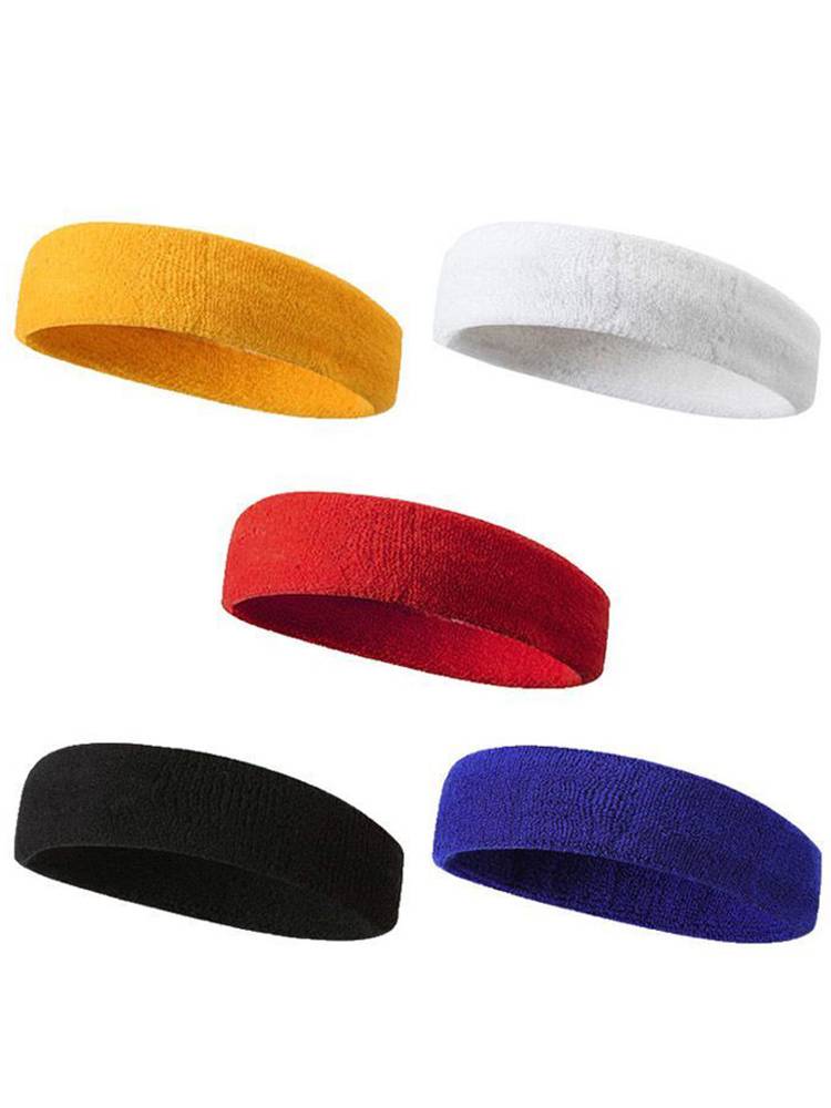 Pure -colored basketball wrist care adult children's badminton badminton, sweat -absorbing towels, wrist running protective gear