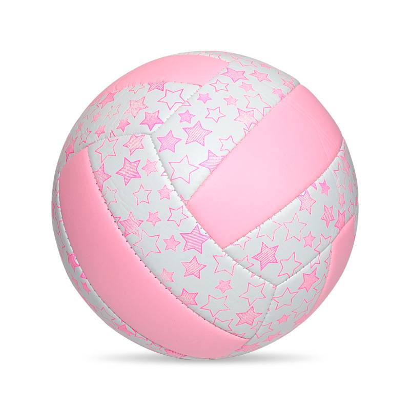 Pink Pentagon Volleyball