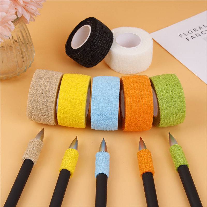 Pure color guard finger self -stick elastic bandage Student writing anti -cocoon protective finger elastic strap anti -abrasion and calluses