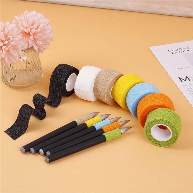 Pure color guard finger self -stick elastic bandage Student writing anti -cocoon protective finger elastic strap anti -abrasion and calluses