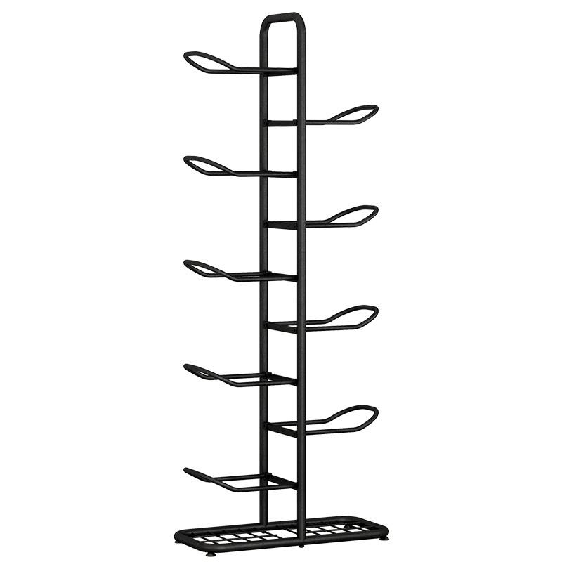 Basketball storage rack floor -to -ceiling multi -layer ball rack household room children's football volleyball shelf badminton storage basket