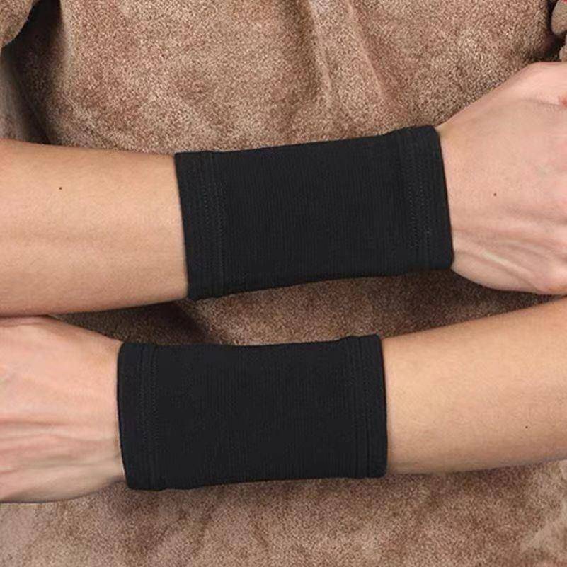 High -elastic and thick wrist -care -intensive wrist Summer men's and female sports sweat -sucking towels Wiring basketball tennis running sweat protective gear