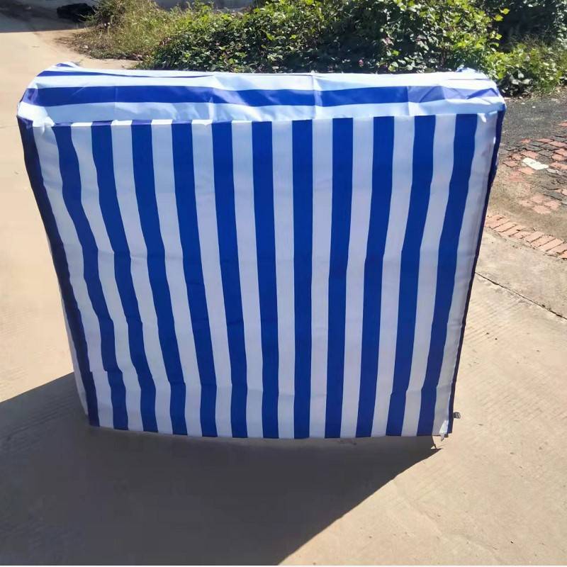 Ballical Rain cover blue and white strip