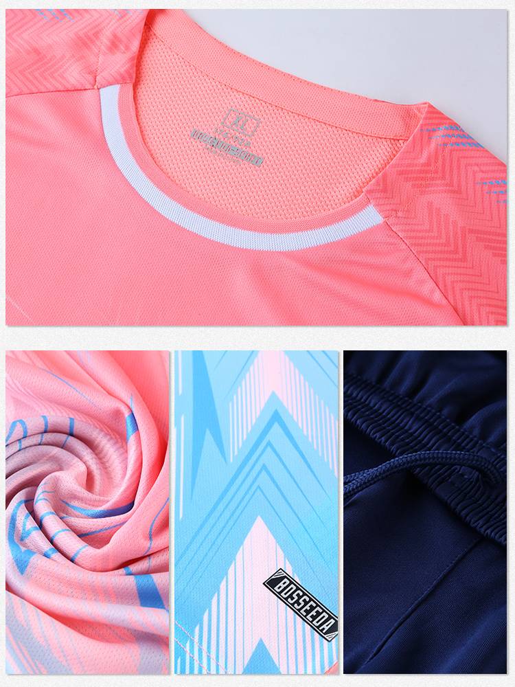 Bading ball suit set of badminton team uniform group purchases custom volleyball uniform juvenile clothes short -sleeved women's volleyball professional tennis uniform