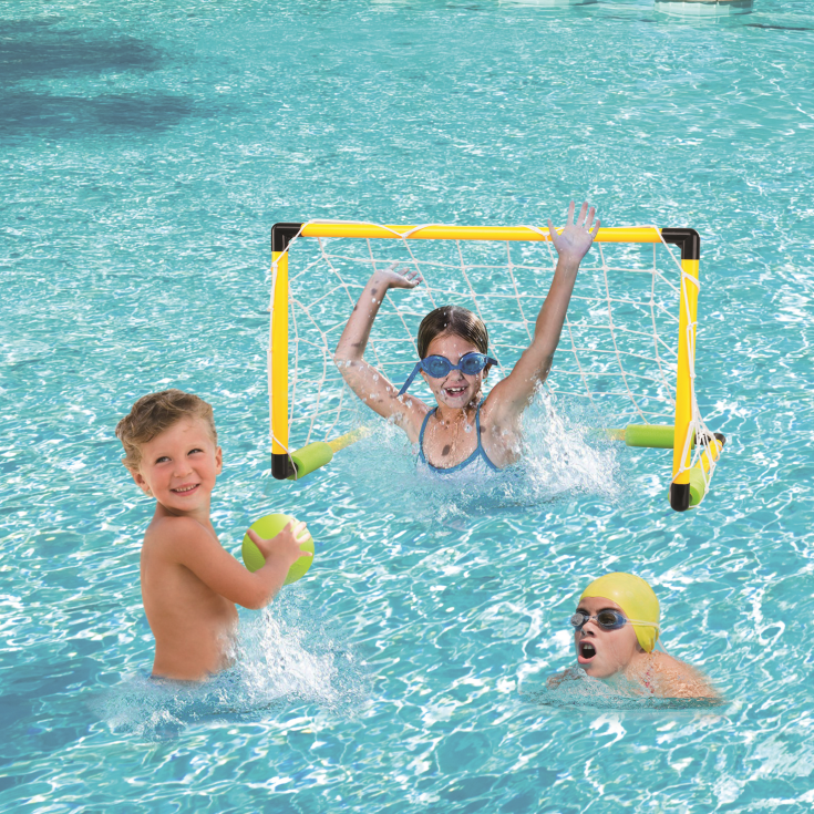 Water basketball box Children's game shooting ball volleyball network football goal two -in -one swimming pool water ball play water shot