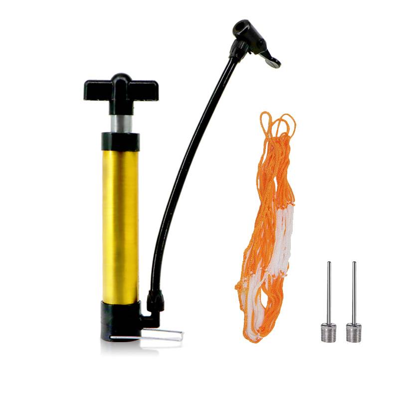 One -word steel pipe hub air tube+2 needle +1 yellow and white net pocket