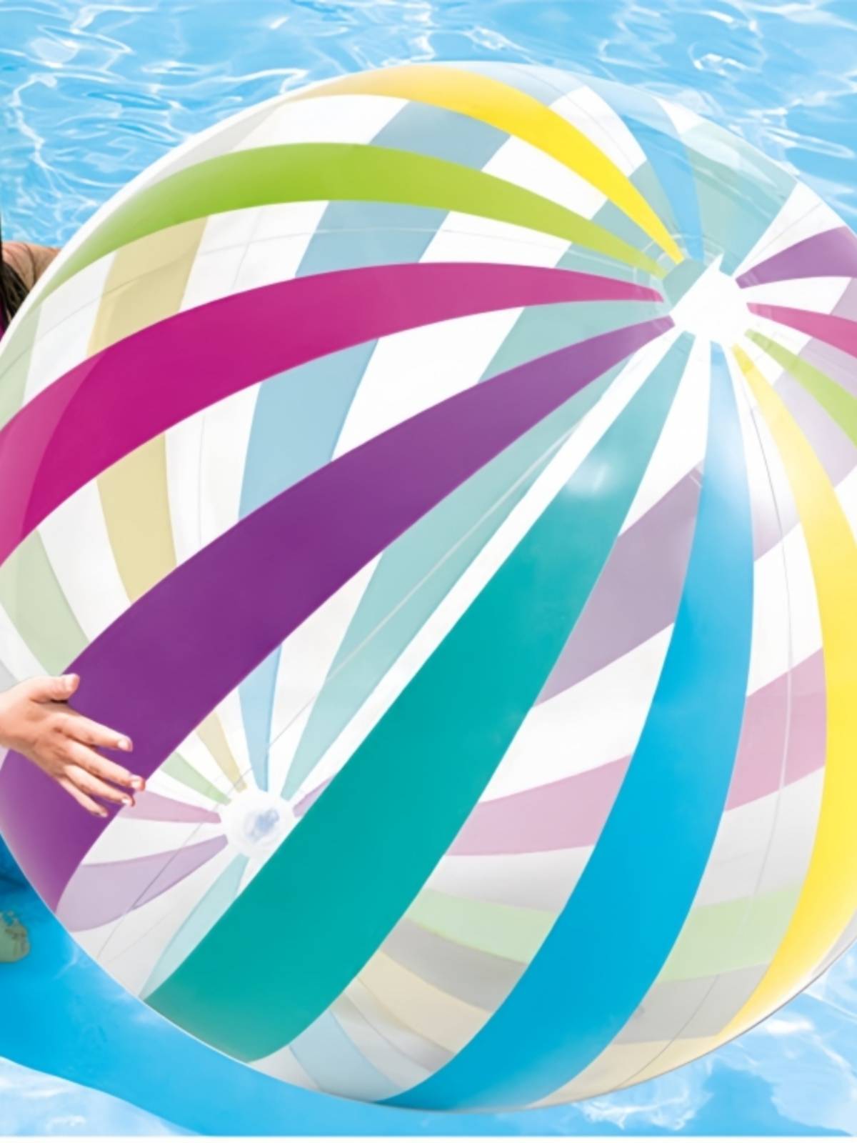 Intex inflatable drama water beach ball swimming pool water volleyball water ball floating big ball baby children's toys