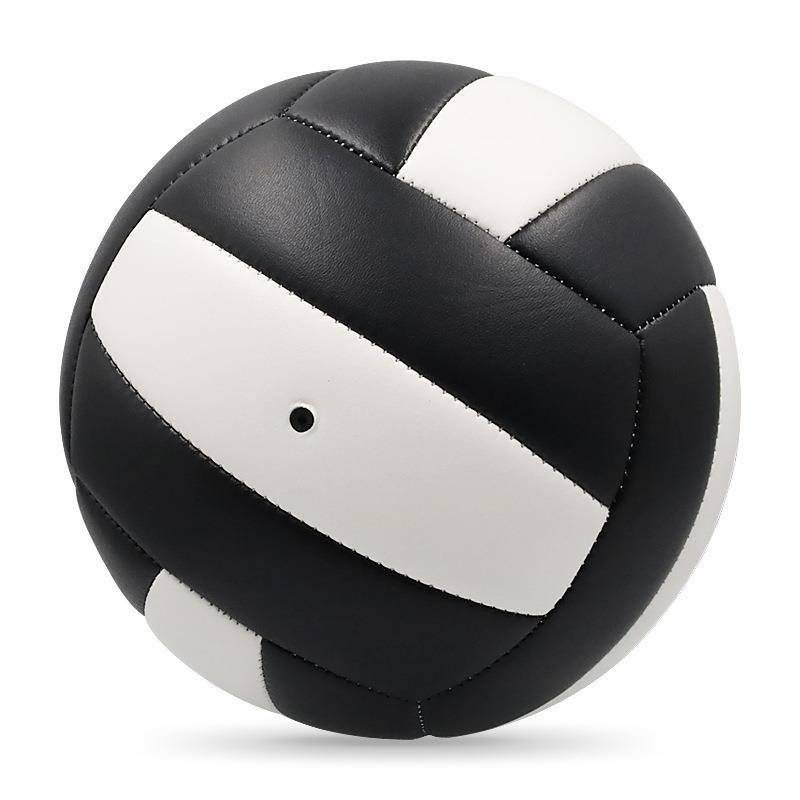 PVC thickened volleyball black and white No. 5 primary school exam special ball inflatable soft student training volleyball