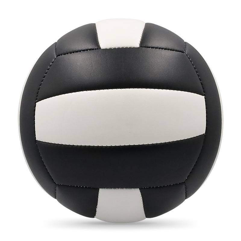 Thick black and white volleyball