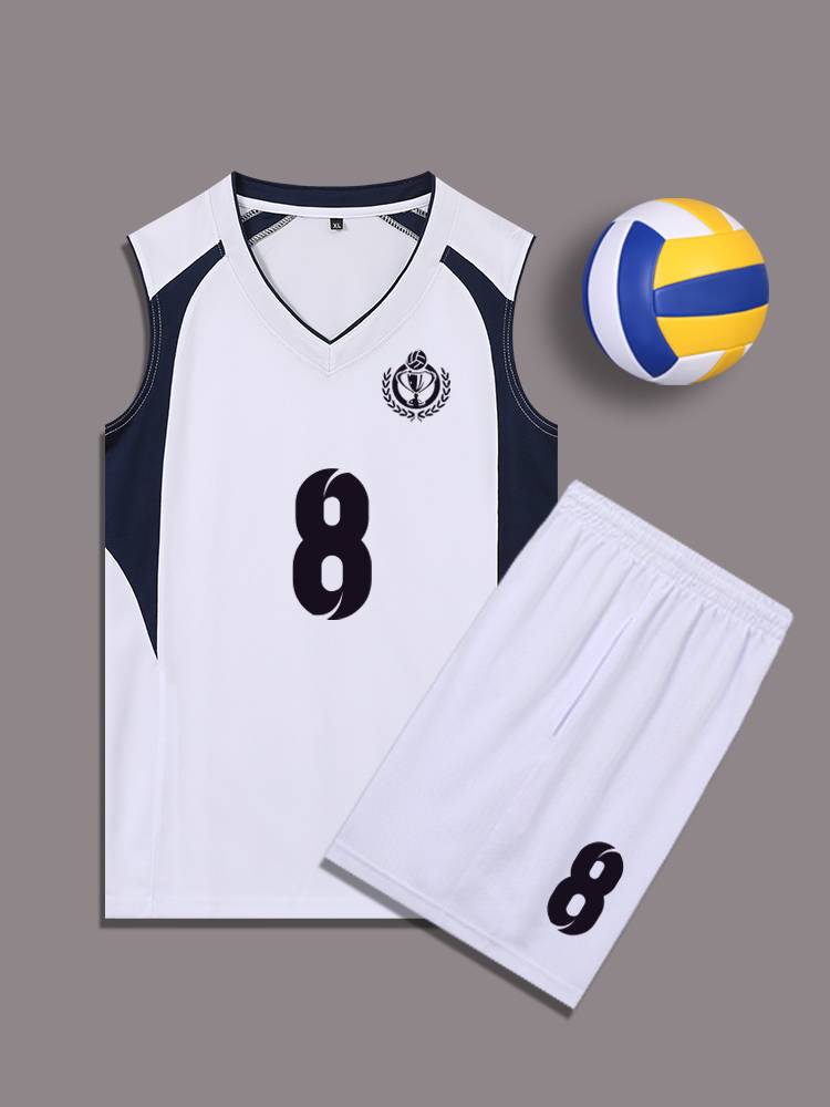 The new volleyball suit men's sports clothing breathable volleyball competition special training team service volleyball clothing customization