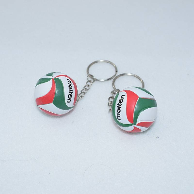 Mikasa mini volleyball keychain 3.8cm ball keychain jewelry PVC pendant contest prizes business gift