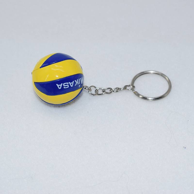 Mikasa mini volleyball keychain 3.8cm ball keychain jewelry PVC pendant contest prizes business gift