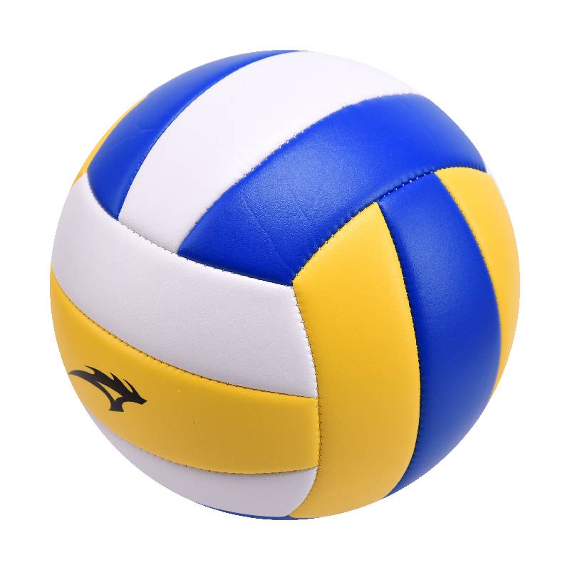 The middle school entrance examination standard training mad god volleyball No. 5 KS0884 yellow -white blue foam PVC leather 3 students 4 soft row adults