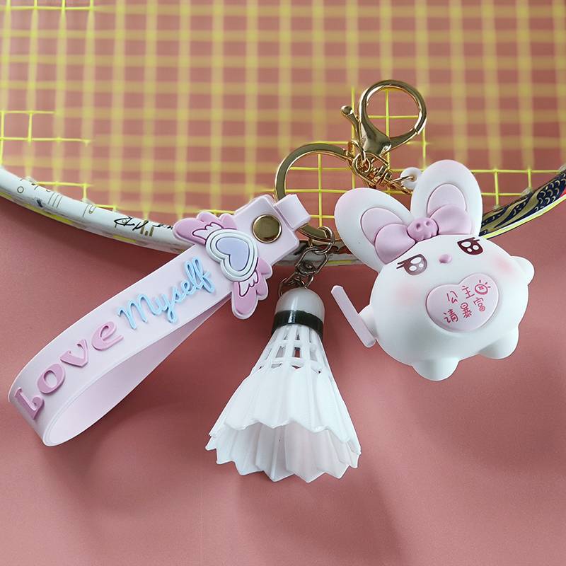 Maji Rabbit Badminton Pendant-Princess please get rich