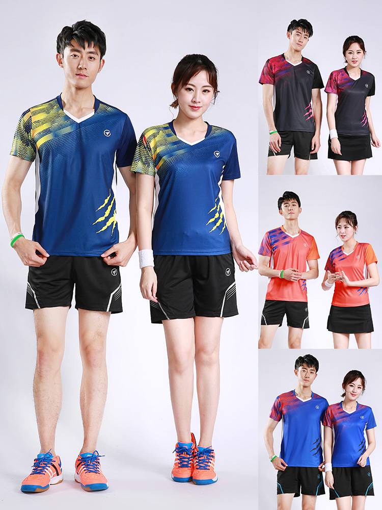New Speed ​​Dry Volleyball Set Men's Women's Gas Vanades Srape Training Team Service Custom Print Short Sleeve