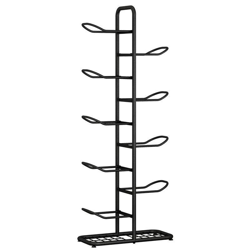 Basketball storage rack floor -to -ceiling multi -layer ball rack household indoor children's football volleyball shelf badminton storage basket