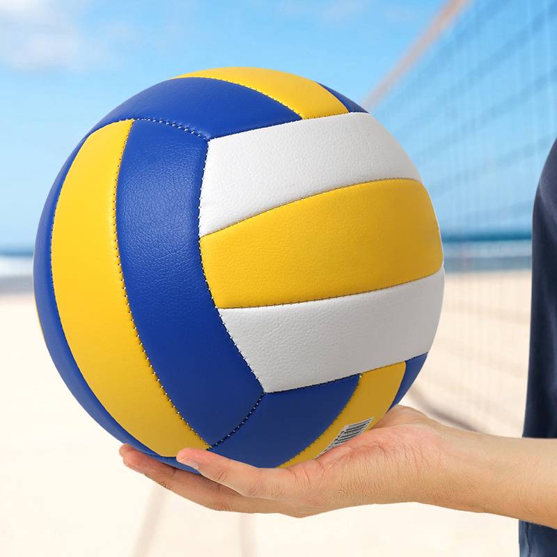 No. 5 Huang, White Blue Soft Volleyball