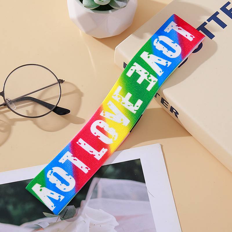 Colorful white love