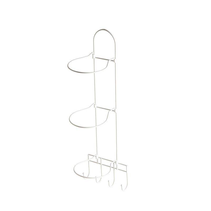 Basketball shelf three -layer white