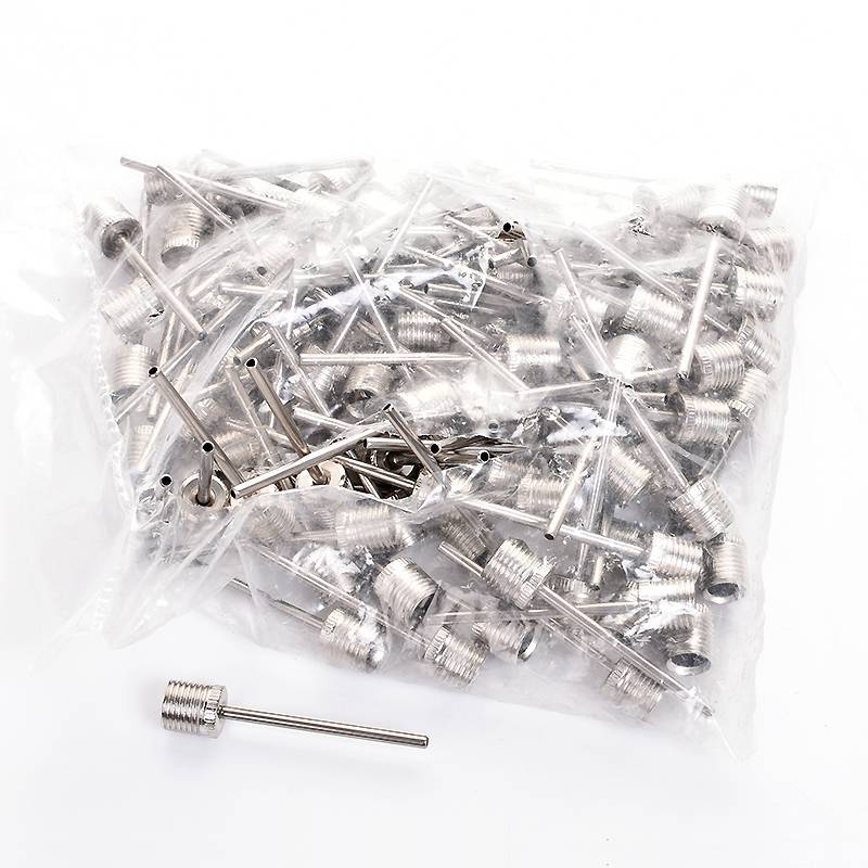 5 basketball pneumatic cylindrical needle, metal ball knitball inflatable gas needle football volleyball inflatable needle pores 