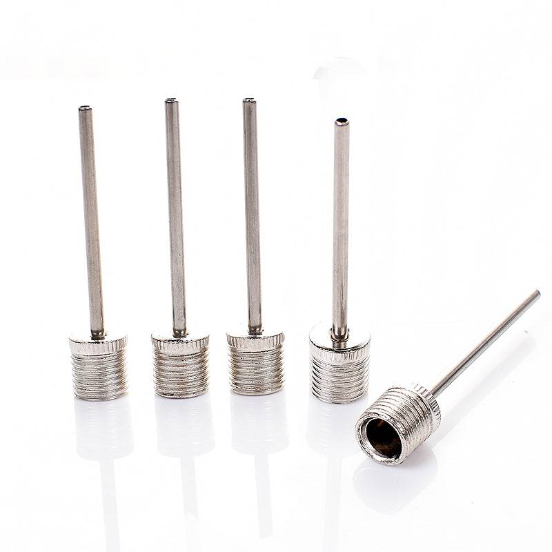 5 basketball pneumatic cylindrical needle, metal ball knitball inflatable gas needle football volleyball inflatable needle pores 