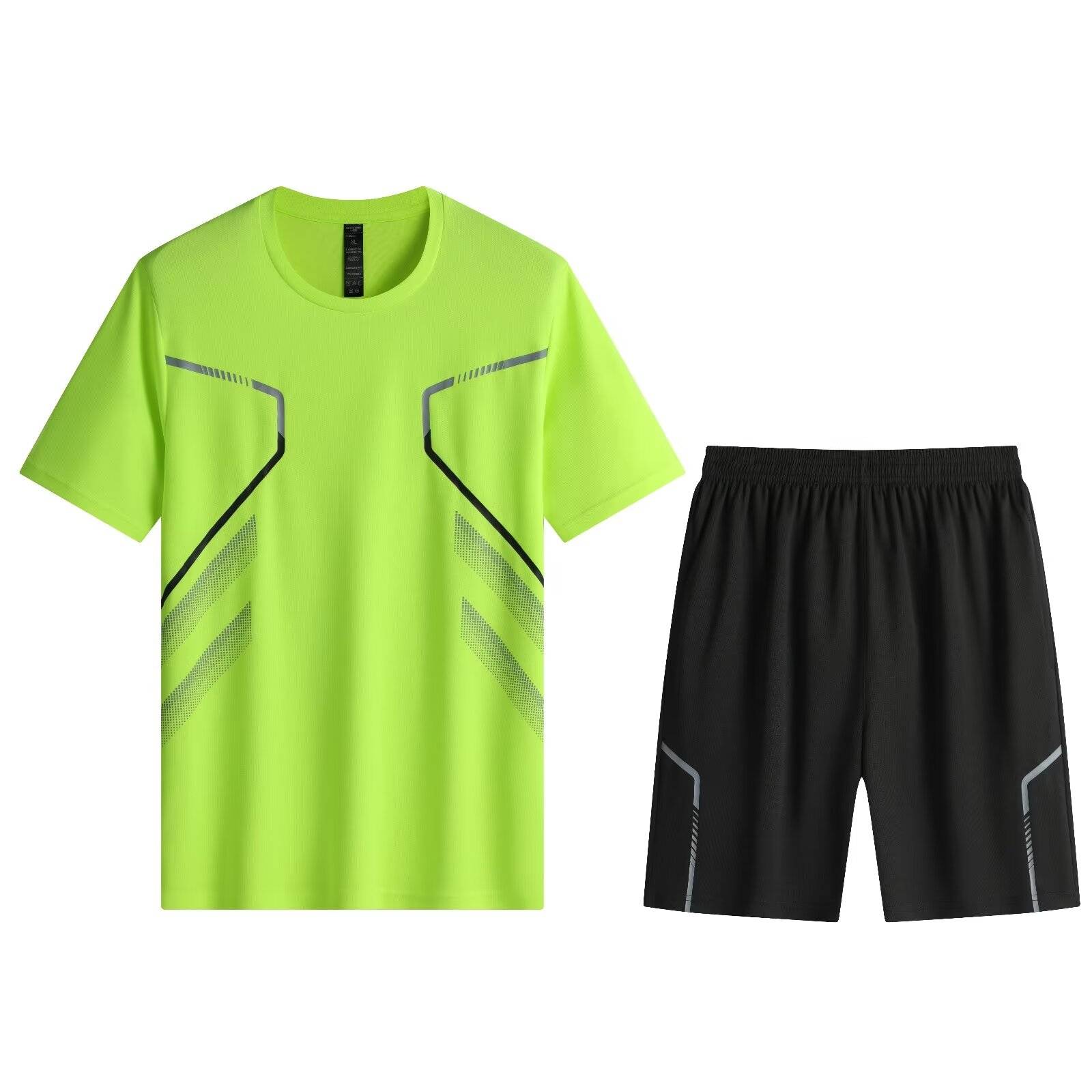 Ice silk short -sleeved volleyball uniform men's and women's sets of summer sports fitness, breathable fast dry clothes volleyball team uniform team