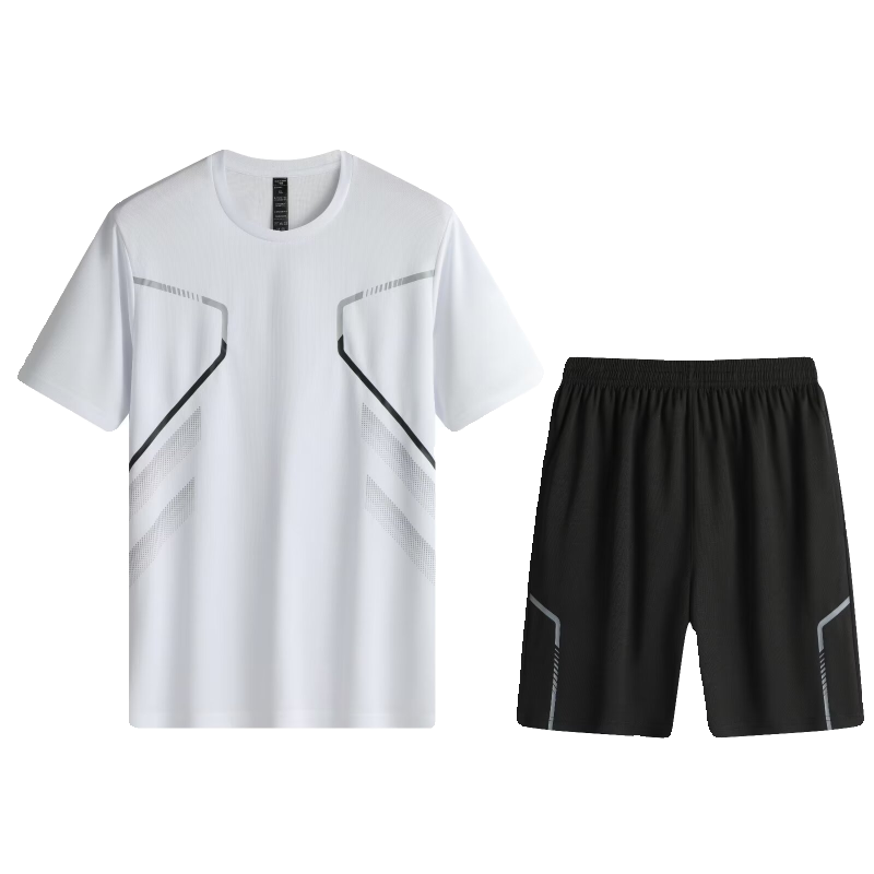 Ice silk short -sleeved volleyball uniform men's and women's sets of summer sports fitness, breathable fast dry clothes volleyball team uniform team