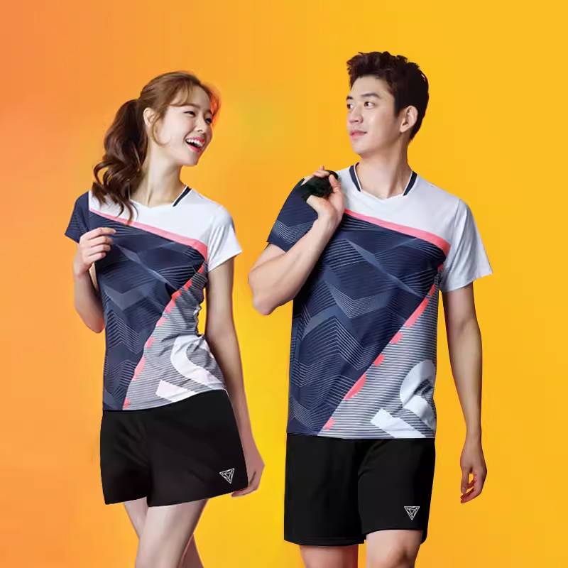Quick-dry-air volleyball suit for men and women with no cut-off cuff vests