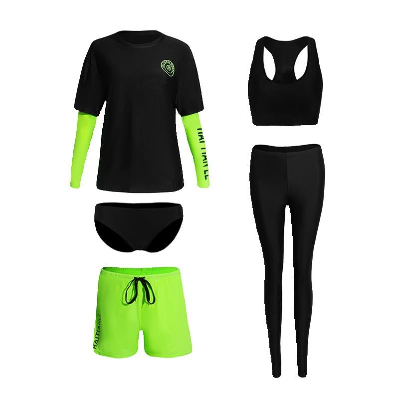 Korean submersible divesuits dry tan-proof jellyfish, long-sleeved, long-sleeved swimsuits for men and women