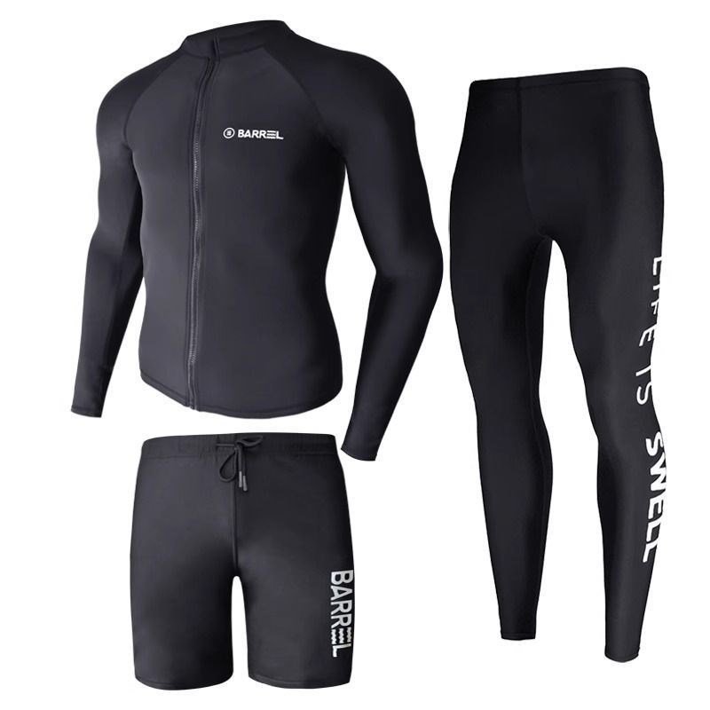 Korean diving suit man with long-sleeved long-sleeved long-sleeved jellyfish suit, snorkeling suit