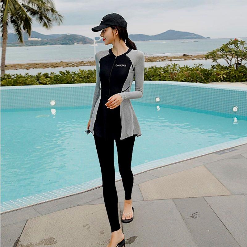 JELLYFISH SUIT, SUNSCREEN BATHING SUIT, SCUBA DIVE SUIT, KOREAN LONG K-CROTCH, SQUIRMING SUIT