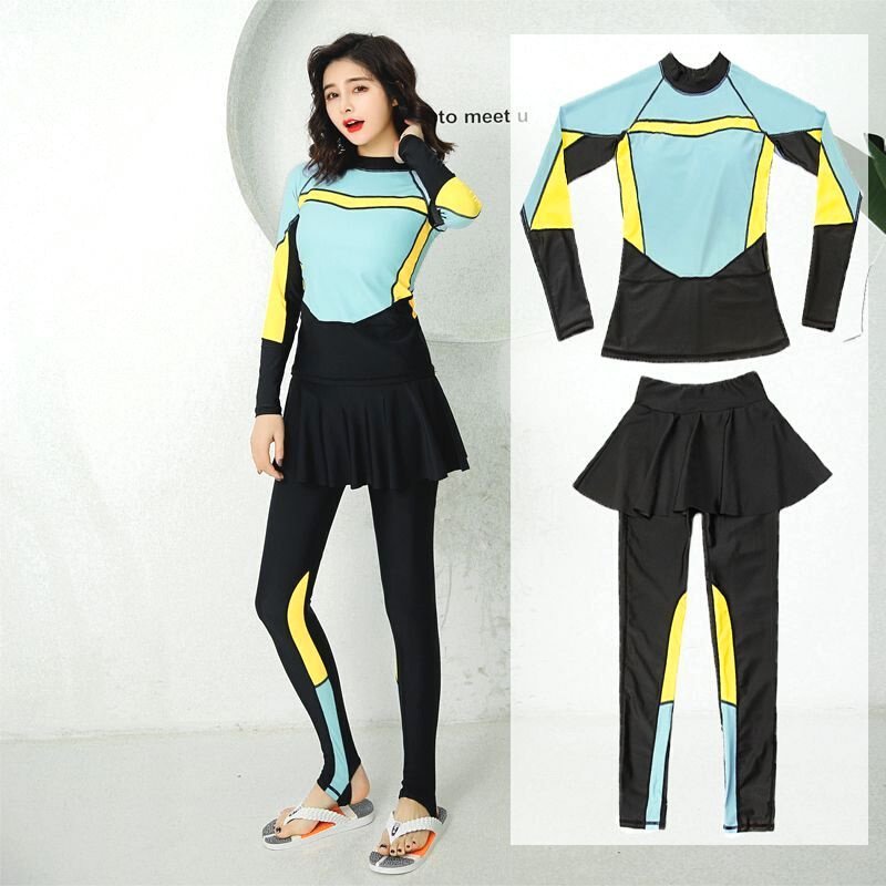 JELLYFISH SUIT, SUNSCREEN BATHING SUIT, SCUBA DIVE SUIT, KOREAN LONG K-CROTCH, SQUIRMING SUIT