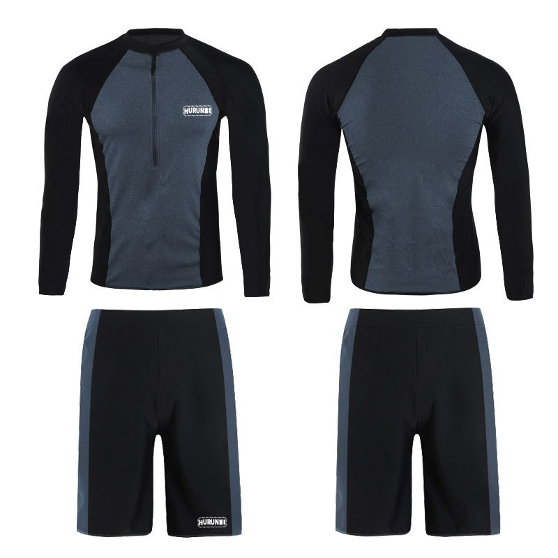 Lovers' diving suit, long-sleeved swimsuit, men and women's training in sunscreen surfing