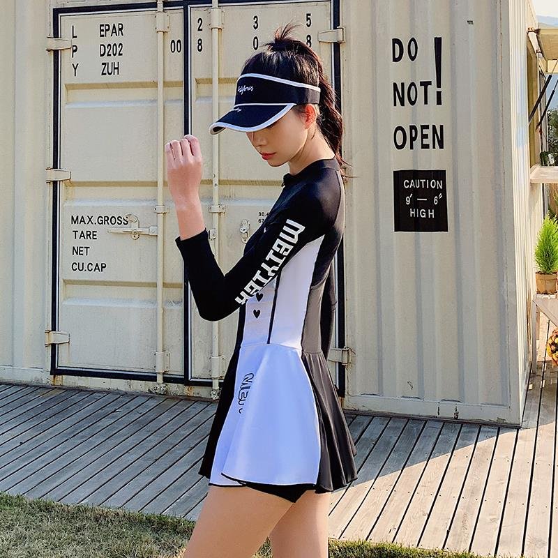 Korea Long-Sleeve Swimming Ride Ride