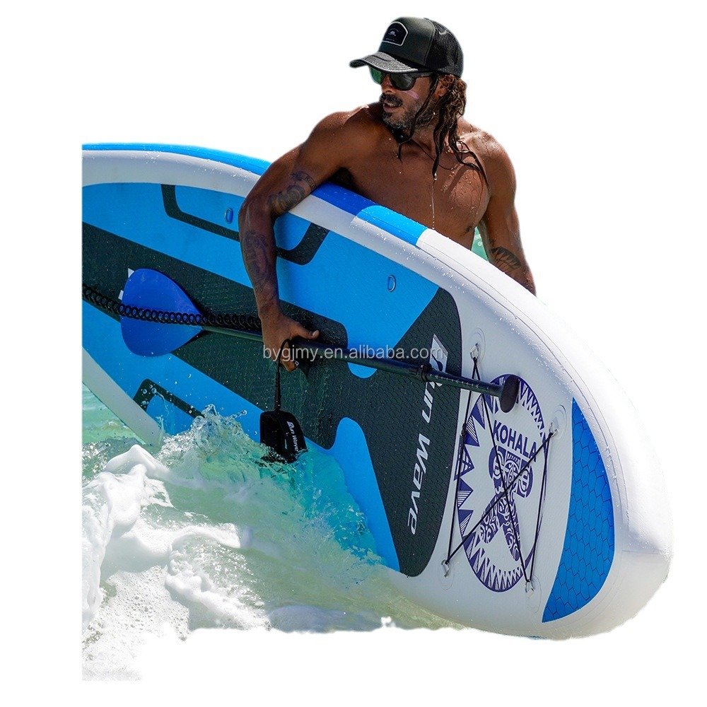 Inflated surfboard oars, rowboards, skateboards, standing surfboards, yoga boards