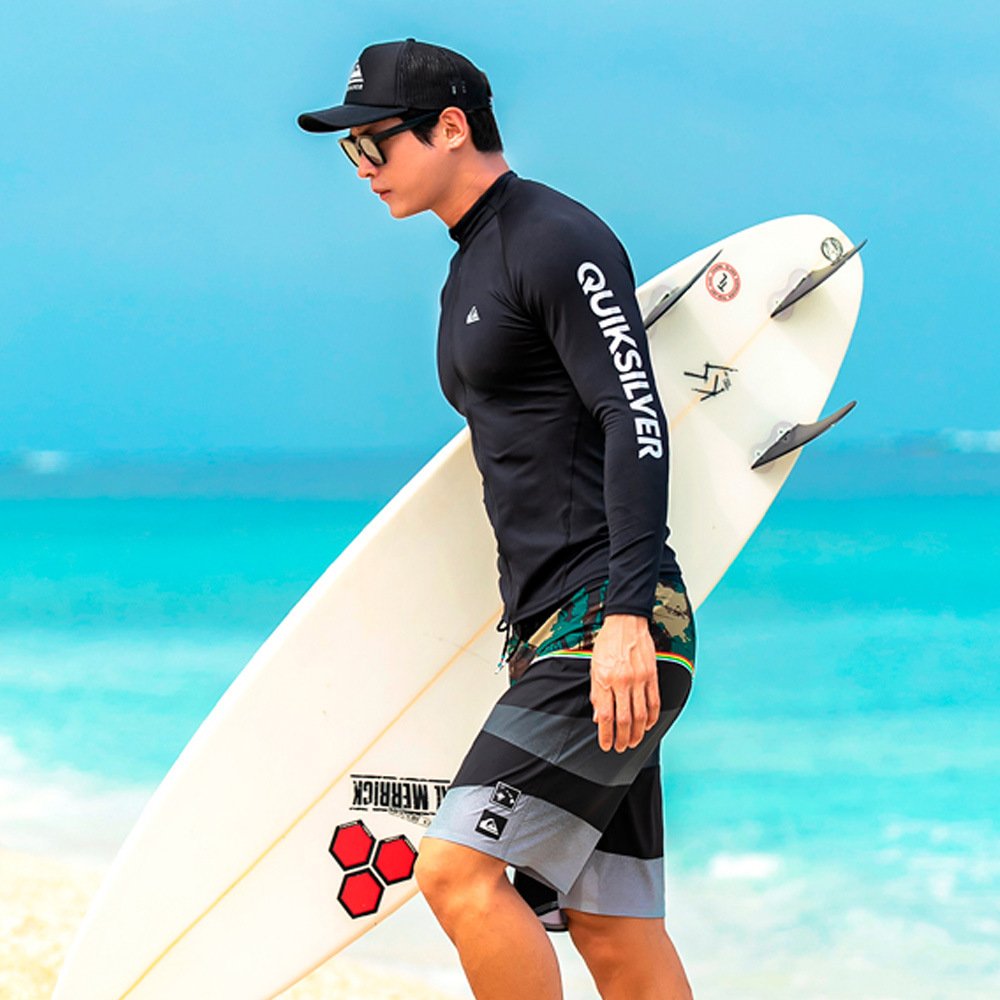 The Bay Beach dives with clothes, cross-border foreign trade clothes, fast-dry and loose surfing, long sleeves