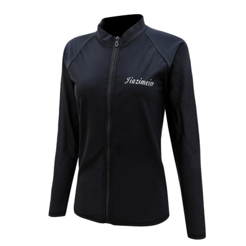 Korean Diving suit, female zipper, long-sleeved swimsuit, male surfing hot spring coat