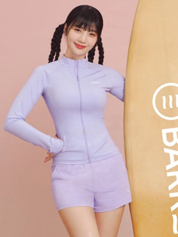 korea barrel swimsuit, white surfsuit, two jellyfish suntan-proof shorts diving suit