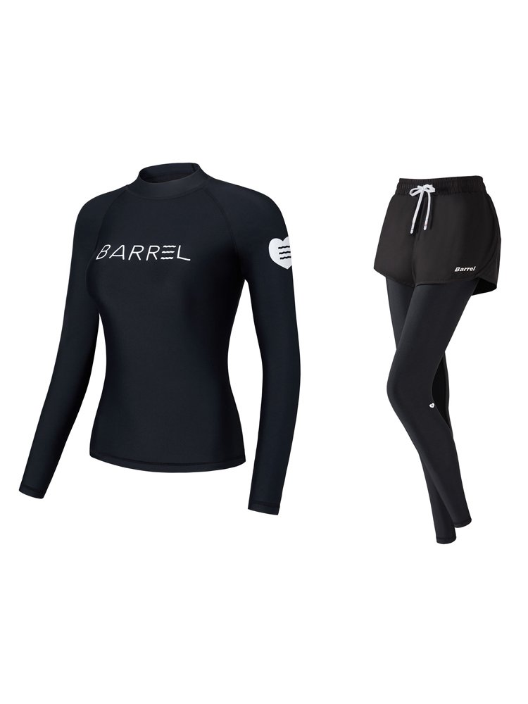 Korea's new dry-diving suit for a woman with a bra and a bathing suit for a long-sleeved surfing suit