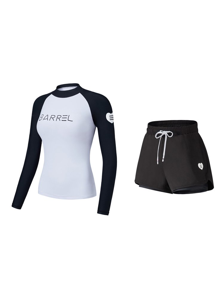Korea's new dry-diving suit for a woman with a bra and a bathing suit for a long-sleeved surfing suit