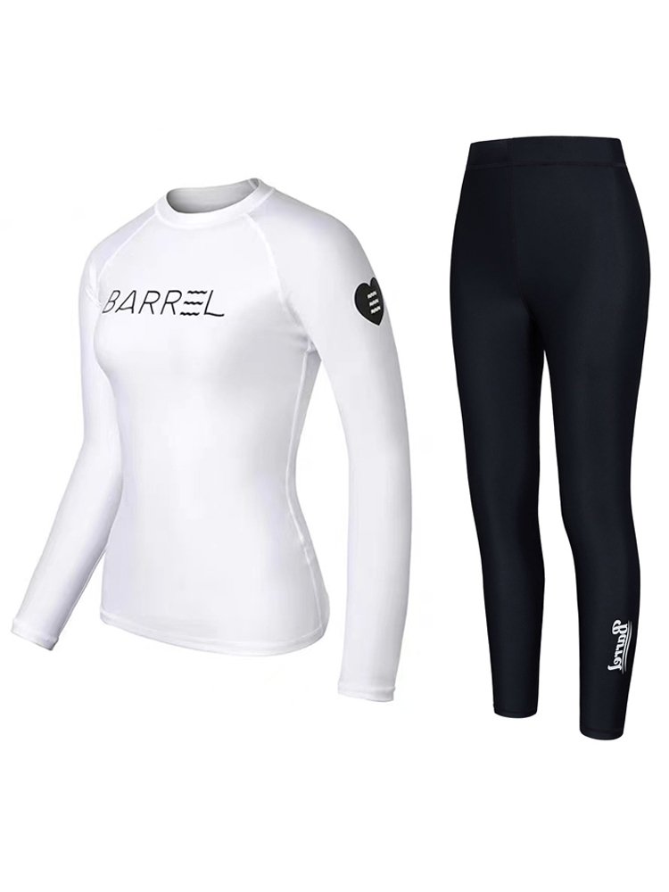 Korea's new dry-diving suit for a woman with a bra and a bathing suit for a long-sleeved surfing suit